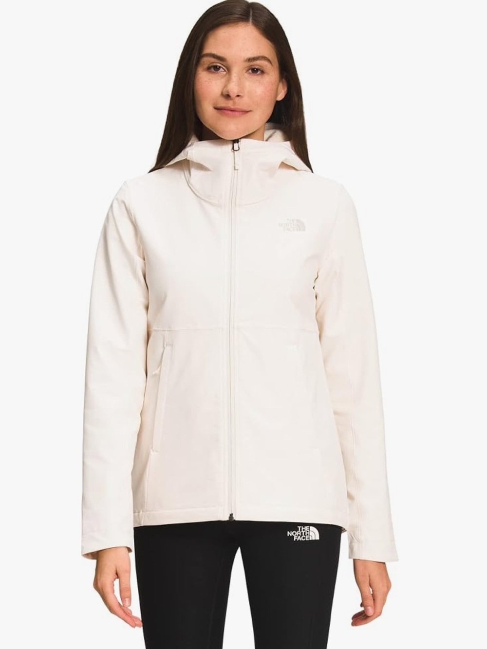The North Face Women's Off-White Hooded Jacket